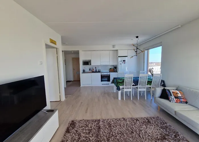 62m2 10th Floor Modern With Sauna And View Apartamento